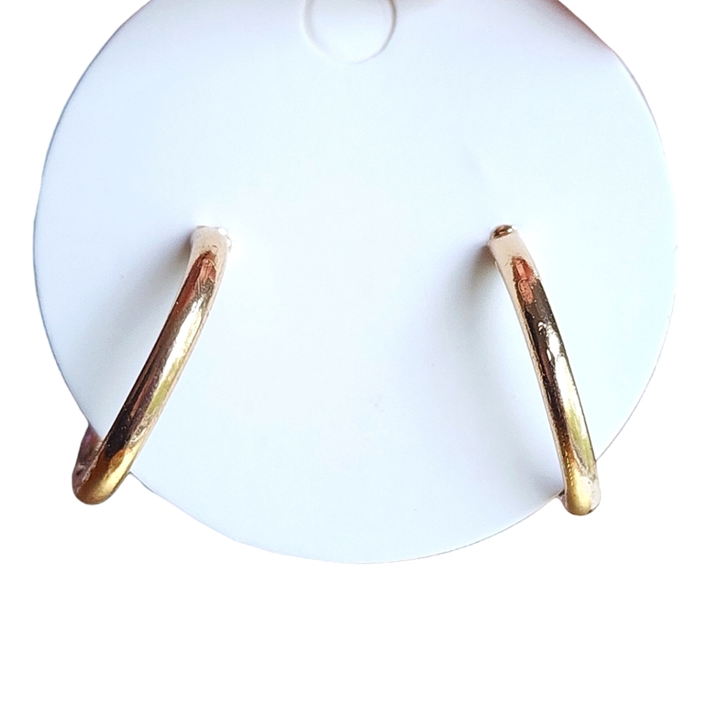 3/$12 Gold Hoop Earrings